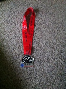 marathon finisher medal